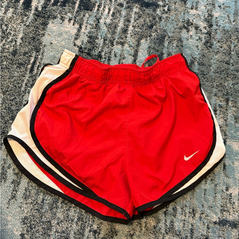 Red Nike Women's Athletic Shorts